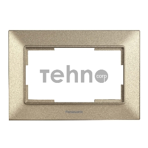 Рамка Panasonic Arkedia Slim WNTF08092BR-RU декоративная 1x пластик бронза (упак.:1шт)