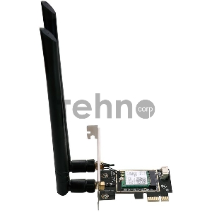 Беспроводной двухдиапазонный D-Link DWA-X582/RU/A2A PCI Express адаптер AX3000 с поддержкой MU-MIMO