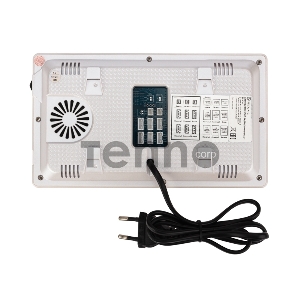 Цветной монитор видеодомофона 7 формата AHD(1080P), с детектором движения, функцией фото- и  видеозаписи. Цвет белый  (модель AC-434)