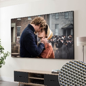 Экран Cinema SOK SCPSFR-200x113UST для ультракороткофокусных проекторов 90 16:9 настенный, постоянного натяжения, полотно UST, рама черная 1см