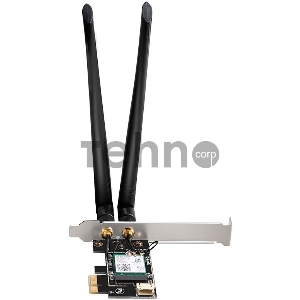 Беспроводной двухдиапазонный D-Link DWA-X582/RU/A2A PCI Express адаптер AX3000 с поддержкой MU-MIMO