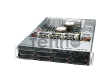 Платформа Supermicro SYS-620P-TRT 2U noCPU(2)3rd GenScalable/TDP 270W/no DIMM(18)/ SATARAID HDD(8)LFF/2x10GbE/2x1200W