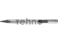 Зубило KRAFTOOL ALLIGATOR HEX 28 29341-00-400  пикообразное 400мм