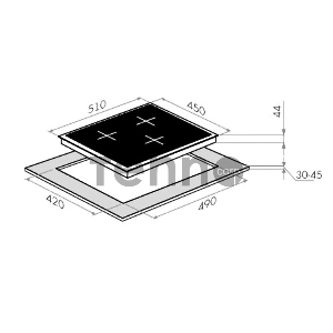 Электрическая индукционная панель MAUNFELD EVI.453-WH