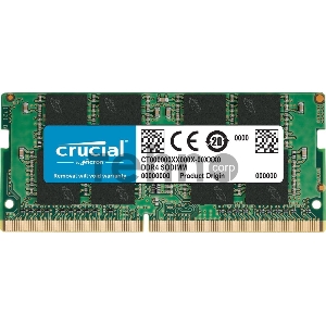 Модуль памяти Crucial DRAM 8GB DDR4 3200 MT/s (PC4-25600) CL22 SR x8 Unbuffered SODIMM 260pin, EAN: 649528790095.(RCISCT8G4SFS832A)(CT8G4SFS832A)