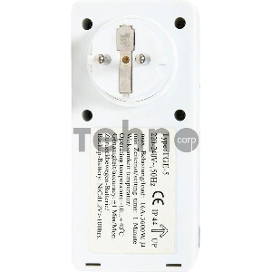 Розетка с таймером FERON 23206  (недельная) в защитном корпусе IP 44 3500W/16A 230V, 61926(TM23)