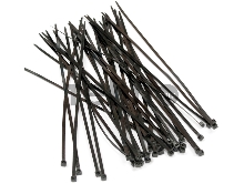 Монтажное оборудование Hyperline GT-250IBUVC Стяжка нейлоновая неоткрывающаяся, безгалогенная (halogen free), 250x3.6мм, черная, outdoor (для использования от +80 C до -40 C), устойчивая к UV, (100 шт)