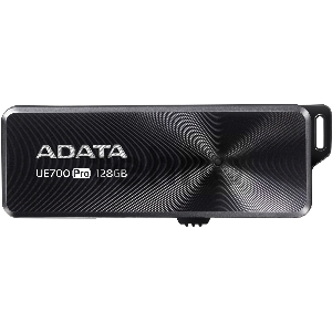 Накопитель 128GB ADATA UE700Pro USB Flash AUE700PRO-128G-CBK USB 3.2 Gen 1, 220/135, Black, RTL