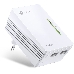 Сетевое оборудование TP-Link TL-WPA4220 300Mbps Wireless AV500 Powerline Extender, 500Mbps Powerline Datarate, 2 10/100Mbps Fast Ethernet ports, HomePlug AV, Plug and Play, WiFi Clone, Single Pack, фото 1
