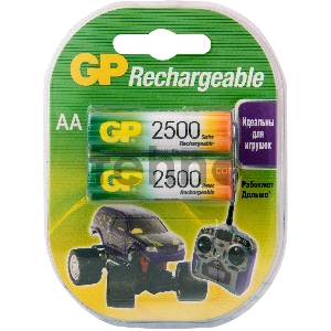 Аккумулятор GP 250AAHC AA NiMH 2500mAh (2шт)