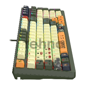 Клавиатура A4Tech Bloody S98 Aviator механическая зеленый USB for gamer LED (S98 AVIATOR)