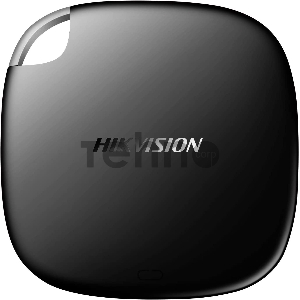 Внешний SSD-накопитель Hikvision USB 256GB USB 3.2 + Type-C, black [HS-ESSD-T100I/256G/BLACK]