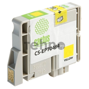 Картридж струйный Cactus CS-EPT0484 желтый для Epson Stylus Photo R200/R220 (14,4ml)