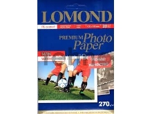Фотобумага Lomond атласная тепло-белая, микропористая для струйной печати, A6, 270 г/м2, 20 листов.