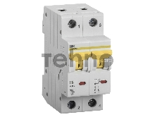 Выключатель автоматический модульный 2п C 6А 6кА ВА47-60M IEK MVA31-2-006-C