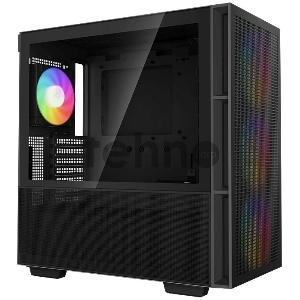 Корпус компьютерный DeepCool CH560 Black (R-CH560-BKAPE4-G-1) (ATX, без БП, 2хUSB, с окном)
