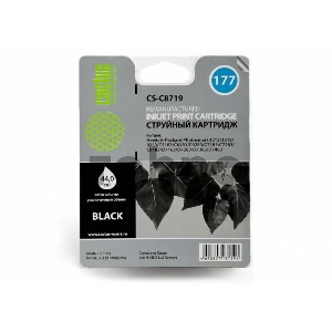Картридж струйный Cactus CS-C8719 № 177XL черный для №177XL HP PhotoSmart 3100/3110/3207/3210/3213 (