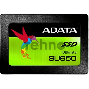 Накопитель SSD ADATA 480GB SSD SU650 TLC 2.5 SATAIII 3D NAND, SLC cach / without 2.5 to 3.5 brackets / blister