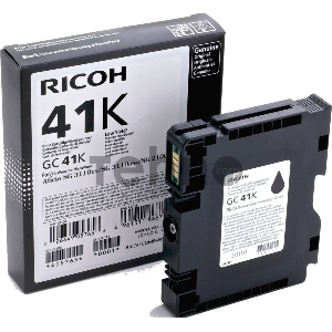 Картридж гелевый Ricoh GC 41K (2.5К) черный Aficio Aficio 3110DN/ 3110DNw/3100SNw/3110SFNw