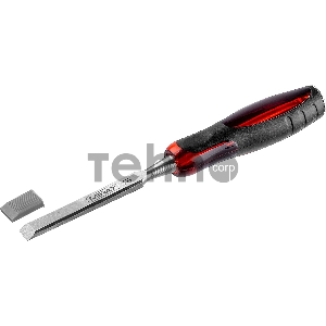 Стамеска MIRAX 1810-12 с двухкомпонентной прозрачной рукояткой, 12мм