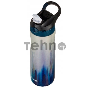 Термос-бутылка Contigo Ashland Couture Chill 0.59л. белый/синий (2127678)