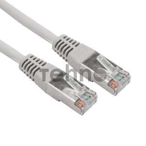  Патч-корд F/UTP, CAT 5e, RJ45-RJ45, 26AWG, ZH нг(А)-HF, серый, 0,5м  REXANT