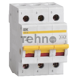 Выключатель нагрузки (мини-рубильник) Iek MNV10-3-020 ВН-32 3Р  20А ИЭК