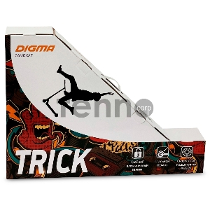 Самокат Digma Trick трюковый 2-кол. белый/черный (ST-TR-100) Самокат Digma Trick трюковый 2-кол. белый/черный (ST-TR-100)