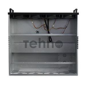 Корпус для майнинга Exegate EX270771RUS Pro 8-430 <без БП, 2*USB, 4*fan 120мм, места под: 8 видеокарт, 2 БП>