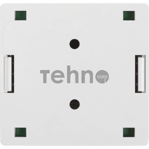 Розетка TWT (TWT-SM2-4545-WH) настенная 2 порта RJ-45 категории 5е. UTP. белая