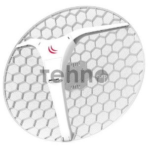 Точка доступа Mikrotik RBLHGG-5acD-XL with 27dBi 5GHz antenna, Dual Chain 802.11ac wireless, 716MHz CPU, 256MB RAM, 1x Gigabit LAN, POE, PSU, RouterOS L3, International version