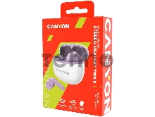 Наушники Canyon TWS-5 Bluetooth headset, with microphone Purple