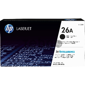 Тонер Картридж HP 26A CF226A черный для HP LJ Pro M402/M426 (3100стр.)