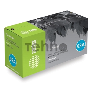 Тонер Картридж Cactus CS-C4092A черный для HP LaserJet 1100/ 3200/ 3220 (2500стр.)