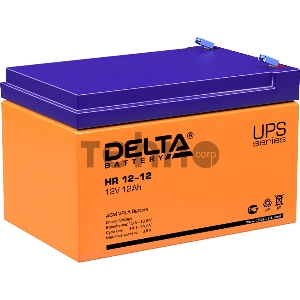 Батарея Delta HR 12-12 (12V, 12Ah)