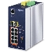 Коммутатор PLANET IGS-6325-8UP2S IP30 DIN-rail Industrial L3 8-Port 10/100/1000T 802.3bt PoE + 2-port 1G/2.5G SFP Full Managed Switch (-40 to 75 C, 8-port 95W PoE++, 802.3bt/PoH/Force modes, dual redundant power input on 48~56VDC terminal block, DIDO, ERPS Ring, 1588 PTP TC, Modbus TCP, ONVIF, Cybersecurity features, Hardware Layer3 OSPFv2 and IPv4/IPv6 Static Routing, supports MQTT, supports 100FX, 1000X and 2.5G SFP), фото 2