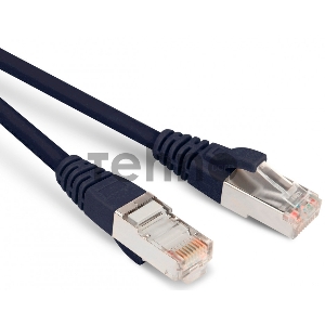 Патч-корд Hyperline F/UTP, экранированный, Cat.5е, LSZH, 5 м, черный PC-LPM-STP-RJ45-RJ45-C5e-5M-LSZH-BK