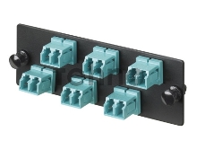 Панель Panduit (FAP6WAQDLCZ) 6xLC 10Gig дуплексные керамические ММ аквамарин