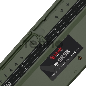 Клавиатура A4Tech Bloody S98 Aviator механическая зеленый USB for gamer LED (S98 AVIATOR)