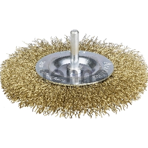Кордщетка STAYER 35114-100_z01  дисковая д/дрели витая латунированная стальная проволока 0.3мм 100м