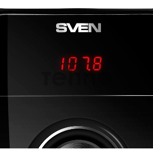 Акустическая система SVEN  HT-202, черный (100Вт, Bluetooth, FM-тюнер, USB/SD, дисплей )