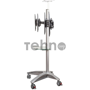 Подставка для телевизора Arm Media PT-STAND-15 (комплект из двух коробок) серебристый 26-65 макс.120кг напольный наклон