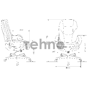 Кресло руководителя Бюрократ CH-868N Fabric черный Light-20 крестовина пластик
