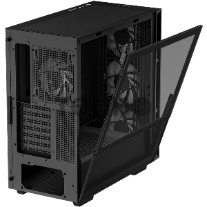 Корпус компьютерный DeepCool CH560 Black (R-CH560-BKAPE4-G-1) (ATX, без БП, 2хUSB, с окном)