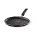 Сковорода блинная Tefal Granit 04192525 круглая ручка несъемная (без крышки) черный (9100036468), фото 4