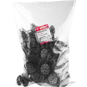 Дюбель для изоляционных материалов полипропиленовый, пластиковый стержень, 10 x 140 мм, 100 шт, ЗУБР