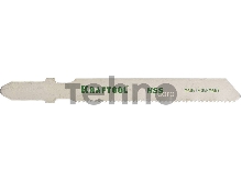 Полотна KRAFTOOL, T118A, для эл/лобзика, HSS, по металлу (1,5-2мм), EU-хвост., шаг 1,2мм, 55мм, 5шт