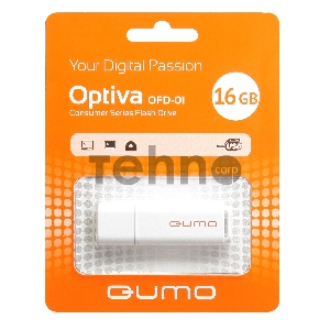 Флэш Диск QUMO 16GB Optiva 01 White QM16GUD-OP1-white