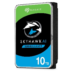 Жесткий диск HDD 10TB Seagate SkyHawk ST10000VE0008 3.5 SATA 6Gb/s 256Mb 7200rpm для систем видеонаблюдения
