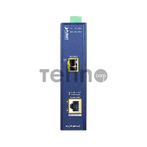Промышленный конвертер PLANET IGUP-805AT Industrial 1-Port 100/1000X SFP to 1-Port 10/100/1000T 802.3bt PoE++ Media Converter (802.3bt Type-4, PoH, Legacy, Force mode support, -40 to 75 C, dual 12V~56V DC power boost, PoE Usage LED)